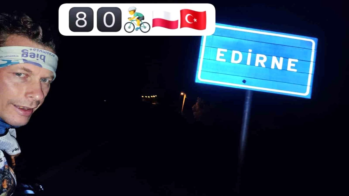Lenfoma Hastası Bisikletçi Türkiye'ye Ulaştı 